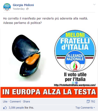Manifesto Europee - Cozza