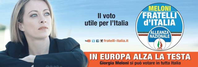 GiorgiaMeloni - Manifesto Elezioni Europee 2014